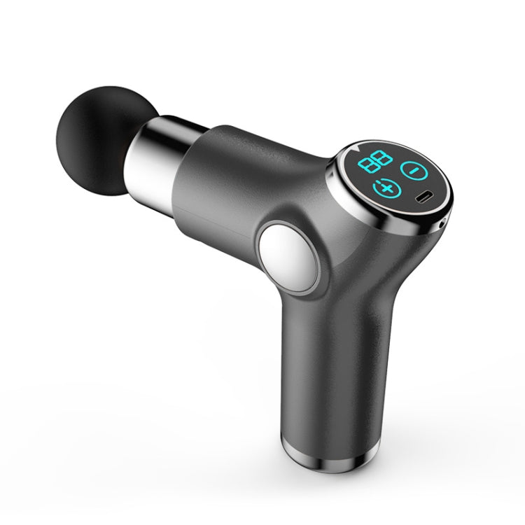 K515 Mini Fascia Gun Fitness Relax Muscle Massage Gun(LCD Version 32 Gears (Silver Gray)) - free shipping - PMC TechLife - Order now!