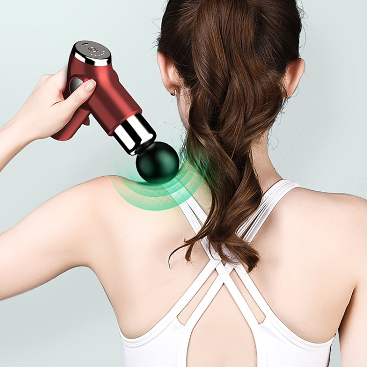 K515 Mini Fascia Gun Fitness Relax Muscle Massage Gun(LCD Version 32 Gears (Red)) - free shipping - PMC TechLife - Order now!