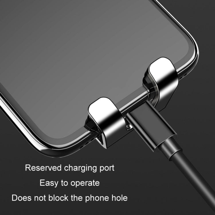 650 Vehicle-mounted Mobile Phone Gravity Bracket Air Outlet Navigation Holder, Color:Paste Black - Car Holders by PMC TechLife | Online Shopping South Africa | PMC TechLife