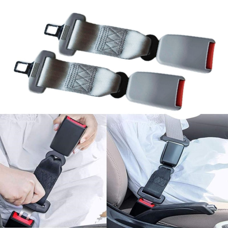 2 PCS Child And Pregnant Woman Car Seat Belt Extender, Length:29cm(Gray) - Seat Belts & Padding by PMC TechLife | Online Shopping South Africa | PMC TechLife