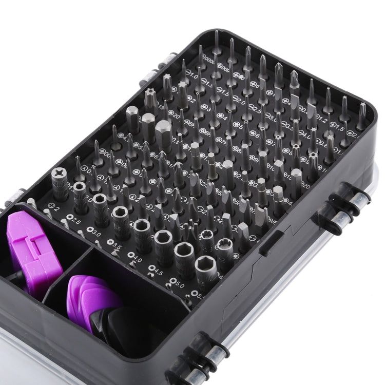 135 in 1 DIY Mobile Phone Disassembly Tool Clock Repair Multi-function Tool Screwdriver Set(Black Purple) - Screwdriver Set by PMC TechLife | Online Shopping South Africa | PMC TechLife