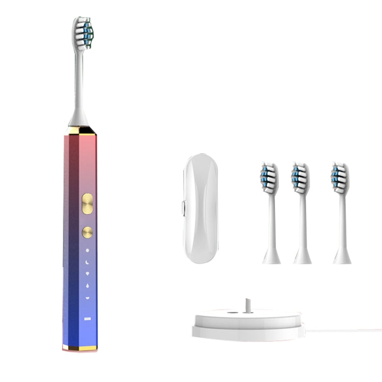 V6 Adult Magnetic Levitation Sonic Household Smart Electric Toothbrush Couple Soft Toothbrush, Style: Wireless Charge Model(Magic Blue) - Toothbrushes by PMC TechLife | Online Shopping South Africa | PMC TechLife