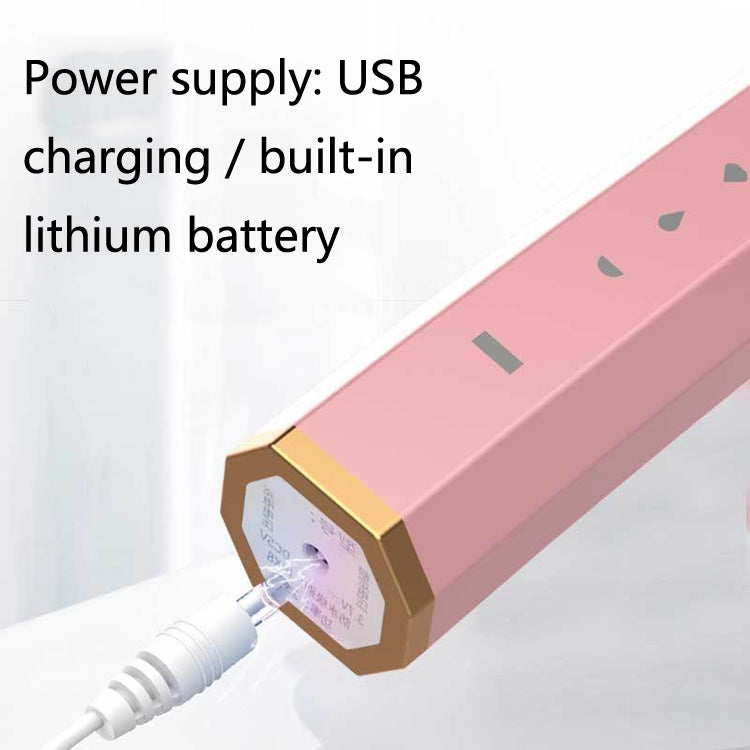 V6 Adult Magnetic Levitation Sonic Household Smart Electric Toothbrush Couple Soft Toothbrush, Style: Wireless Charge Model(Magic Blue) - Toothbrushes by PMC TechLife | Online Shopping South Africa | PMC TechLife