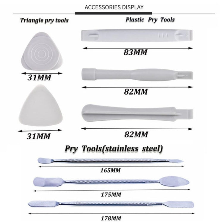 Portable Cloth Bag Mobile Phone Disassembly Maintenance Tool Multi-function Combination Tool Screwdriver Set(Green) - free shipping - PMC TechLife - Order now!