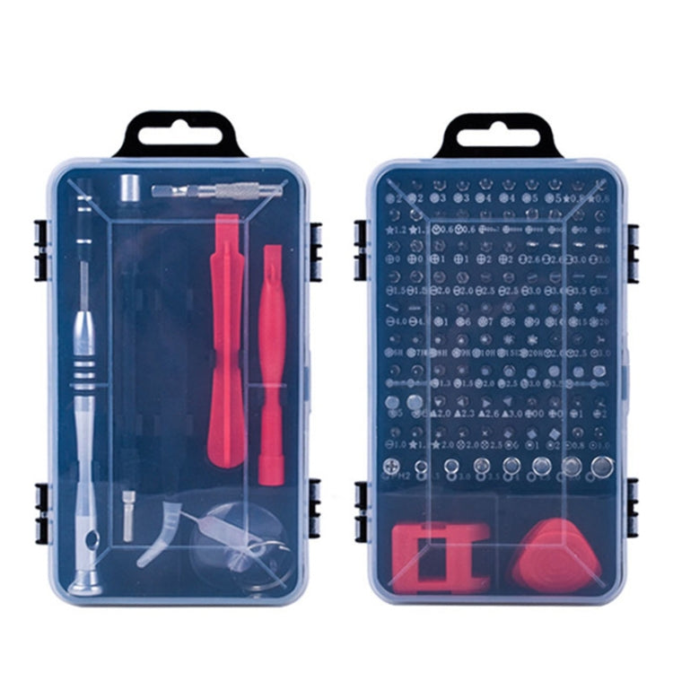 110 in 1 Watch Mobile Phone Disassembly Maintenance Tool Multi-function Chrome Vanadium Steel Screwdriver Set(Black Red) - Screwdriver Set by PMC TechLife | Online Shopping South Africa | PMC TechLife | Buy Now Pay Later Mobicred