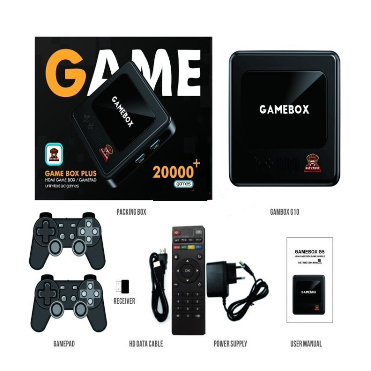 GD10 32G Built-In 10000+ Games Dual System Set-Top Box 3D Home 4K HD  TV Game Console Box AU Plug(Black) - free shipping - PMC TechLife - Order now!