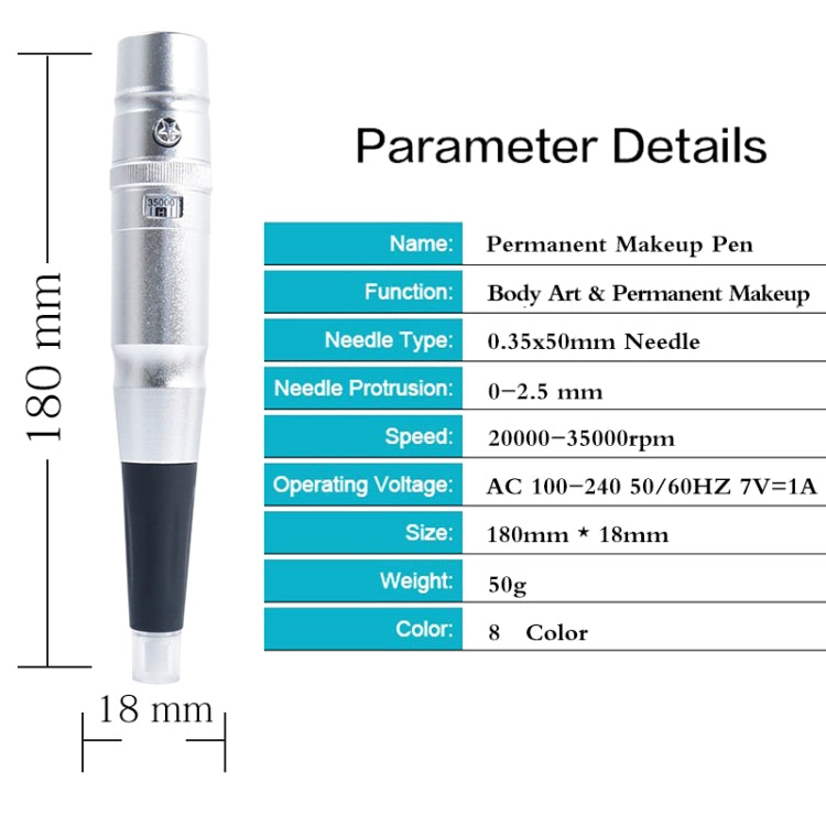 Semi-Permanent Tattoo Pen Apprentice Bleaching Lip Tattoo Eyebrow Instrument(Brown) - Beauty Instrument by PMC TechLife | Online Shopping South Africa | PMC TechLife | Buy Now Pay Later Mobicred