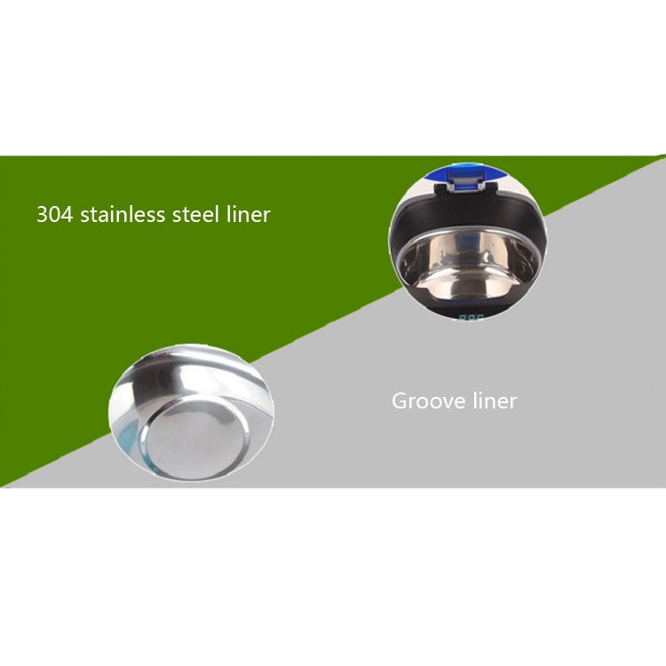 Jie Kang CE-5700A Ultrasonic Cleaner Household Jewelry Denture Glasses Cleaner(EU Plug) - free shipping - PMC TechLife - Order now!