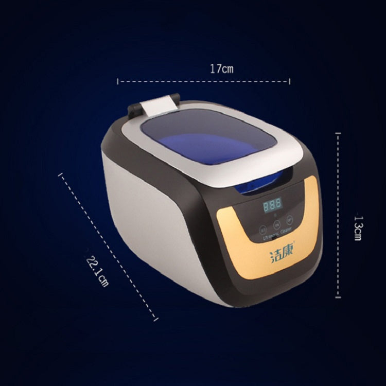 Jie Kang CE-5700A Ultrasonic Cleaner Household Jewelry Denture Glasses Cleaner(EU Plug) - free shipping - PMC TechLife - Order now!