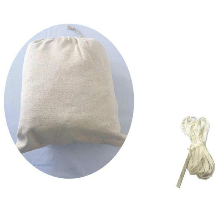 Tassel Hammock Double Canvas Hammock Outdoor Indoor Photography Props, Specification:200x150cm White - Hammocks by PMC TechLife | Online Shopping South Africa | PMC TechLife | Buy Now Pay Later Mobicred