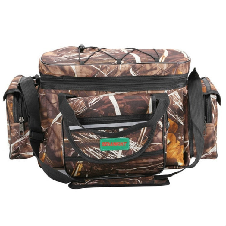 SeaKnight SK003 Multifunctional Lure Bag Shoulder Messenger Bag Fishing Gear Waist Bag(Straw) - Storage Boxes & Storage Bags by SeaKnight | Online Shopping South Africa | PMC TechLife | Buy Now Pay Later Mobicred