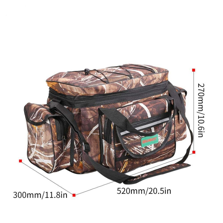 SeaKnight SK003 Multifunctional Lure Bag Shoulder Messenger Bag Fishing Gear Waist Bag(Straw) - Storage Boxes & Storage Bags by SeaKnight | Online Shopping South Africa | PMC TechLife | Buy Now Pay Later Mobicred