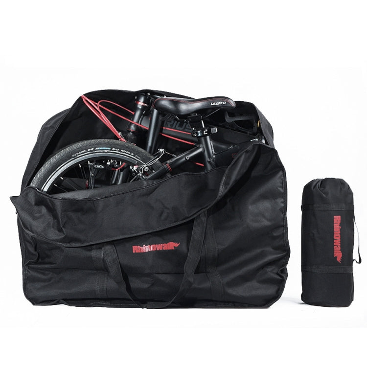 Rhinowalk Folding Bike Carrying Bag 20 inch Electric Bike Carrying Bag(Black) - Bicycle Bags by Rhinowalk | Online Shopping South Africa | PMC TechLife | Buy Now Pay Later Mobicred