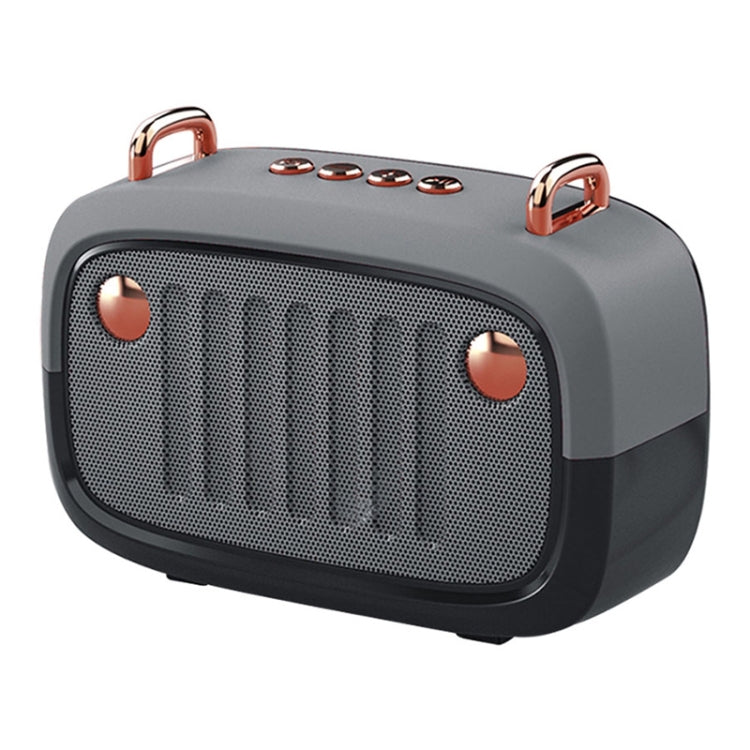 BS32D Wireless Bluetooth Speaker Cartoon Subwoofer Outdoor Card Portable Mini Speaker(Silver Gray) - Mini Speaker by PMC TechLife | Online Shopping South Africa | PMC TechLife