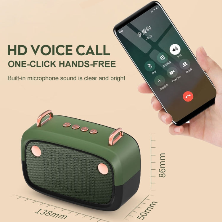 BS32D Wireless Bluetooth Speaker Cartoon Subwoofer Outdoor Card Portable Mini Speaker(Silver Gray) - Mini Speaker by PMC TechLife | Online Shopping South Africa | PMC TechLife