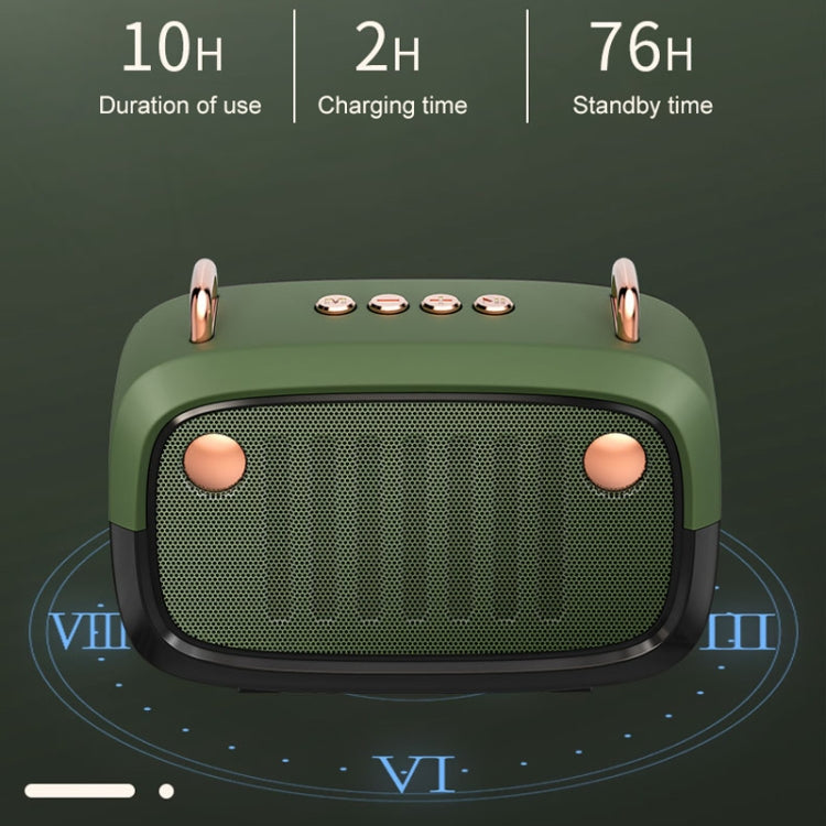 BS32D Wireless Bluetooth Speaker Cartoon Subwoofer Outdoor Card Portable Mini Speaker(Silver Gray) - Mini Speaker by PMC TechLife | Online Shopping South Africa | PMC TechLife