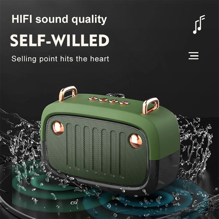 BS32D Wireless Bluetooth Speaker Cartoon Subwoofer Outdoor Card Portable Mini Speaker(Silver Gray) - Mini Speaker by PMC TechLife | Online Shopping South Africa | PMC TechLife