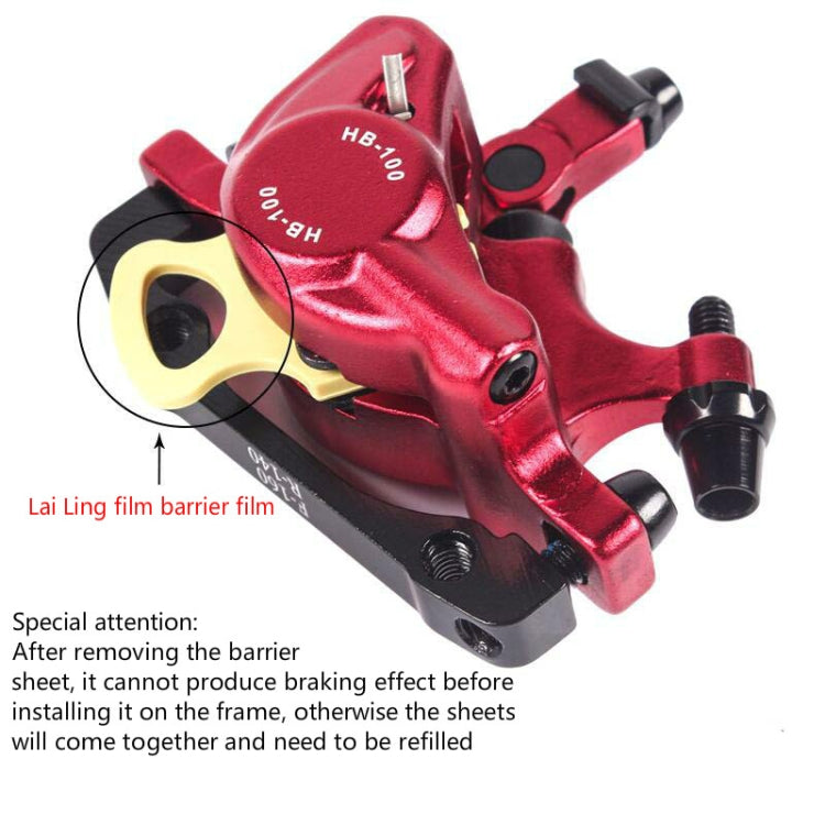 ZOOM HB100 Mountain Bike Hydraulic Brake Caliper Folding Bike Cable Pull Hydraulic Disc Brake Caliper, Style:Front and Rear(Black) - free shipping - PMC TechLife - Order now!