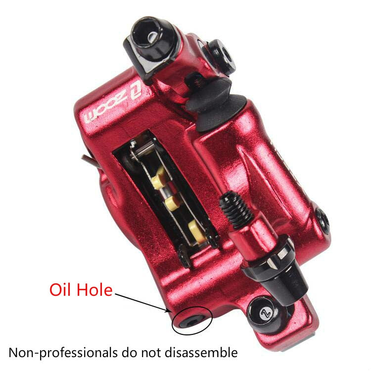 ZOOM HB100 Mountain Bike Hydraulic Brake Caliper Folding Bike Cable Pull Hydraulic Disc Brake Caliper, Style:Front and Rear(Black) - free shipping - PMC TechLife - Order now!