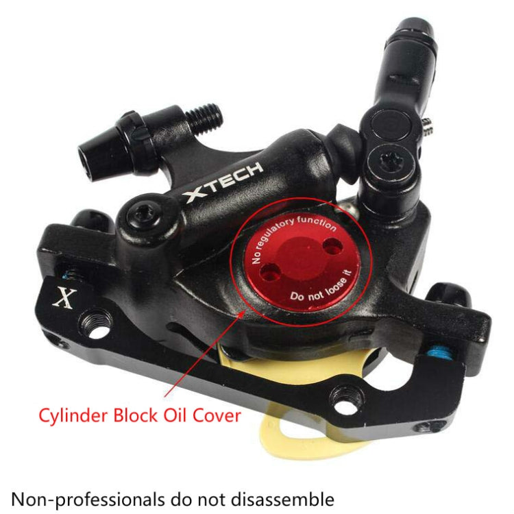 ZOOM HB100 Mountain Bike Hydraulic Brake Caliper Folding Bike Cable Pull Hydraulic Disc Brake Caliper, Style:Front and Rear(Black) - free shipping - PMC TechLife - Order now!