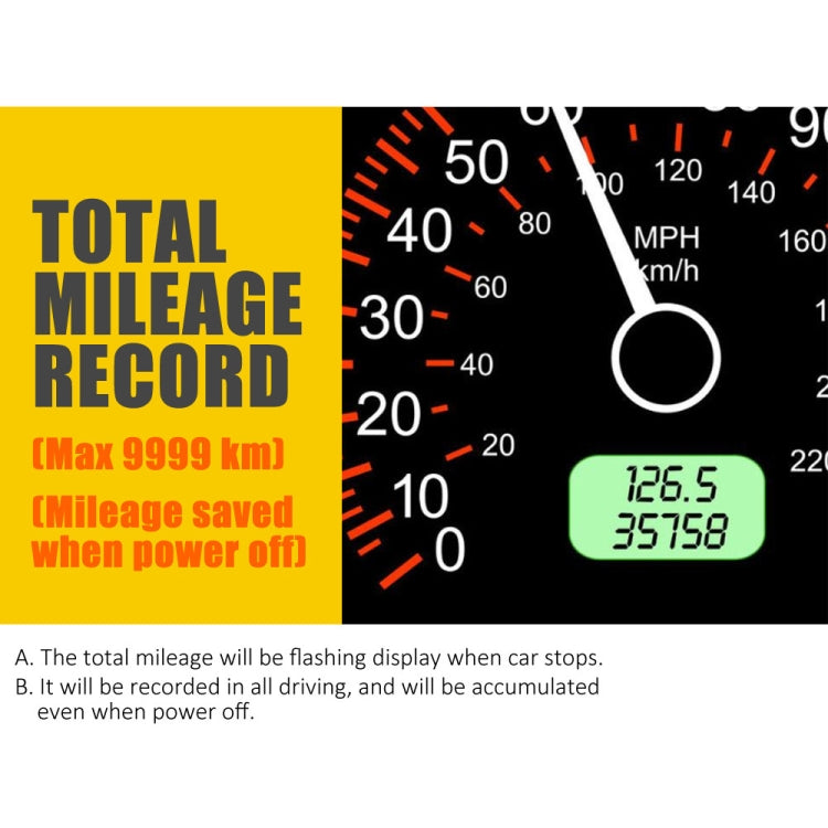 Kingneed C80 4.5inch HUD Car Head-up Display GPS Speed Meter Overspeed Alarm Mileage Altitude Clock(Black) - free shipping - PMC TechLife - Order now!