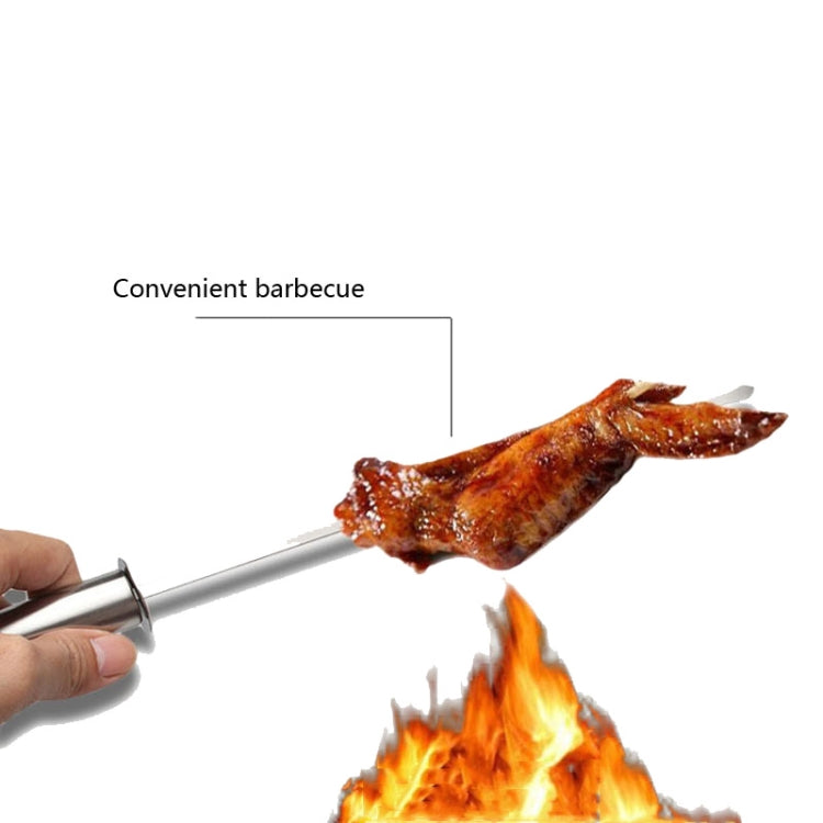5 PCS Barbecue Pin With Handle BBQ Stainless Steel Grill Skewer Grill Pin With Heat-proof Handle - Cookwares & Tablewares by PMC TechLife | Online Shopping South Africa | PMC TechLife | Buy Now Pay Later Mobicred