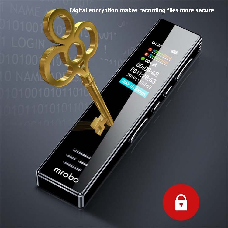 MROBO A10 Professional Voice Recorder HD Noise Reduction Student MP3 Color Screen Player, Capacity: 16 GB - free shipping - PMC TechLife - Order now!