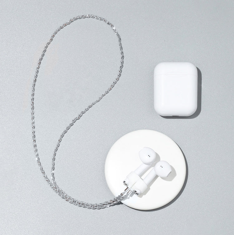 AIRPODS Wireless Headset Anti-lost Chain Strong Magnetic Sleeve Titanium Steel Stainless Steel Color Retention Anti-lost Necklace(Steel Color) - Anti-lost & Holder by PMC TechLife | Online Shopping South Africa | PMC TechLife