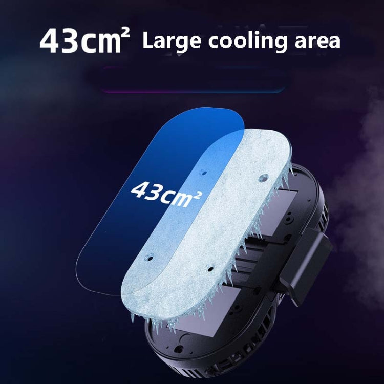 AH-102 Type-C / USB-C + USB Interface Dual Cooling And Fast Cooling Mobile Phone Radiator for 4-6.5 inch Mobile Phones, Power Cable Length: 1.5m(Black) - Cooling Fan Radiator by PMC TechLife | Online Shopping South Africa | PMC TechLife