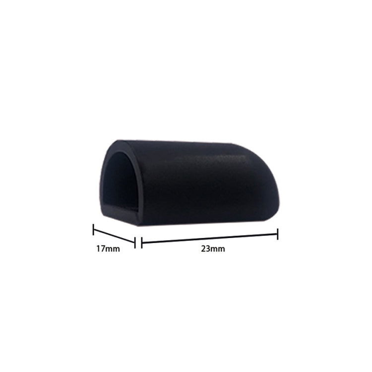 6 PCS For Xiaomi Mijia M365 Electric Scooter Accessories Tripod Foot Support Silicone Cover(Black) - Accessories & Parts by PMC TechLife | Online Shopping South Africa | PMC TechLife | Buy Now Pay Later Mobicred