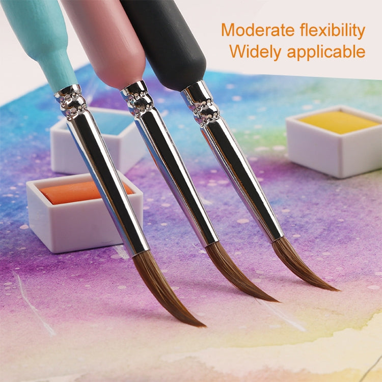 11 PCS Full Sets WeiZhuang Hook Line Pen Painting Hand-painted Watercolor Wolf Mint Hook Line Pen Painting Stroke Thin Line Brush, Color:Dark Blue - free shipping - PMC TechLife - Order now!