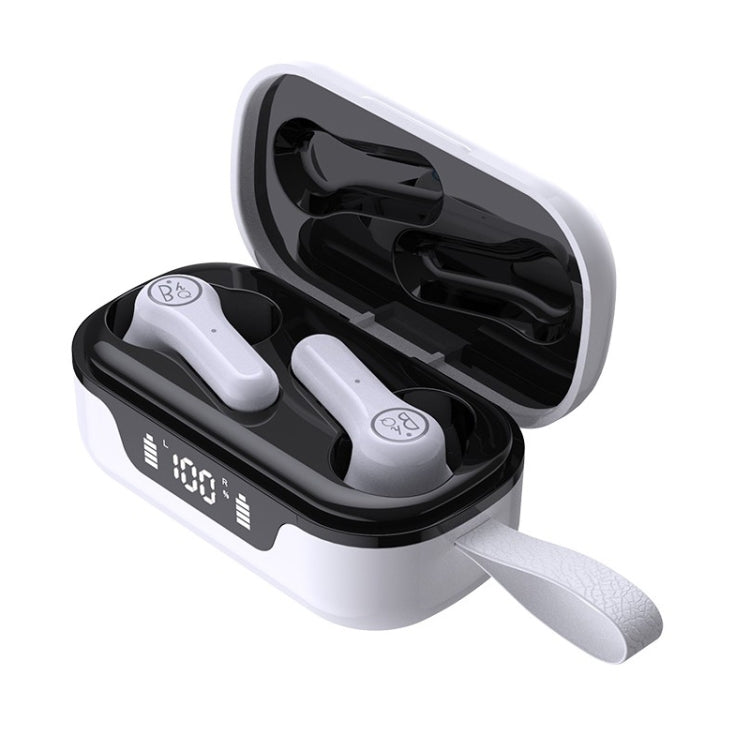 ANC Business Sports TWS Stereo Dual Ears Bluetooth V5.0+EDR Earphone with Charging Box(White) - TWS Earphone by PMC TechLife | Online Shopping South Africa | PMC TechLife