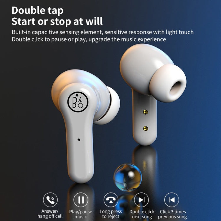ANC Business Sports TWS Stereo Dual Ears Bluetooth V5.0+EDR Earphone with Charging Box(White) - TWS Earphone by PMC TechLife | Online Shopping South Africa | PMC TechLife