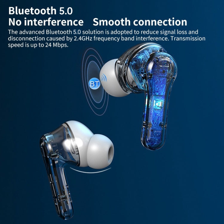 ANC Business Sports TWS Stereo Dual Ears Bluetooth V5.0+EDR Earphone with Charging Box(White) - TWS Earphone by PMC TechLife | Online Shopping South Africa | PMC TechLife