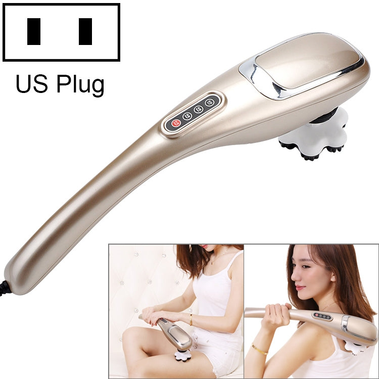Rechargeable Dolphin Massager Electric Cervical Massage Stick A10 Straight Plug, Plug Type:US Plug - free shipping - PMC TechLife - Order now!