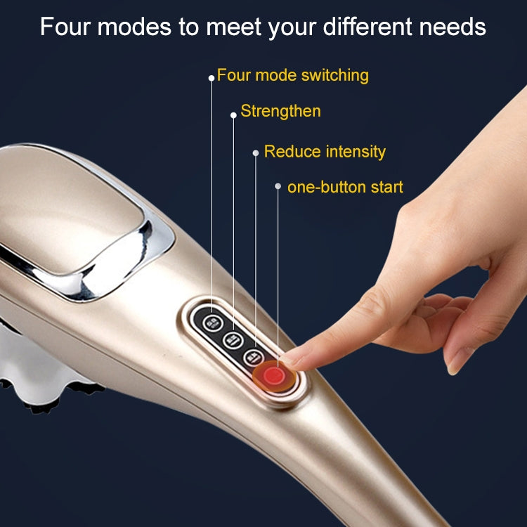 Rechargeable Dolphin Massager Electric Cervical Massage Stick A10 Straight Plug, Plug Type:US Plug - free shipping - PMC TechLife - Order now!