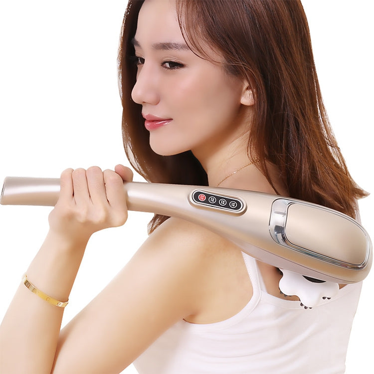 Rechargeable Dolphin Massager Electric Cervical Massage Stick A10 Straight Plug, Plug Type:US Plug - free shipping - PMC TechLife - Order now!