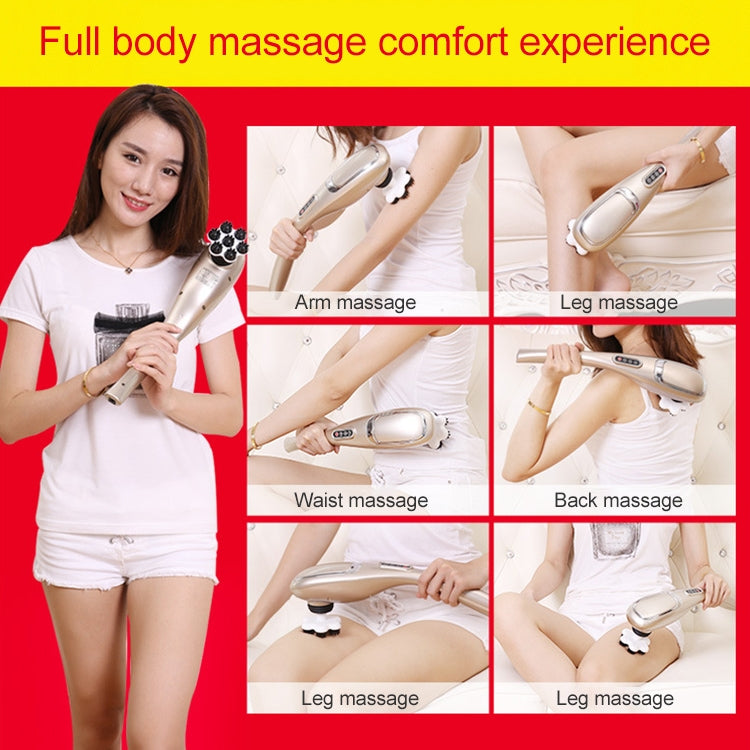 Rechargeable Dolphin Massager Electric Cervical Massage Stick A10 Straight Plug, Plug Type:US Plug - free shipping - PMC TechLife - Order now!