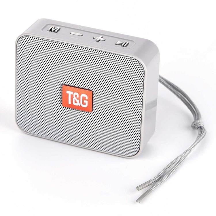 T&G TG166 Color Portable Wireless Bluetooth Small Speaker(Silver Gray) - Mini Speaker by T&G | Online Shopping South Africa | PMC TechLife