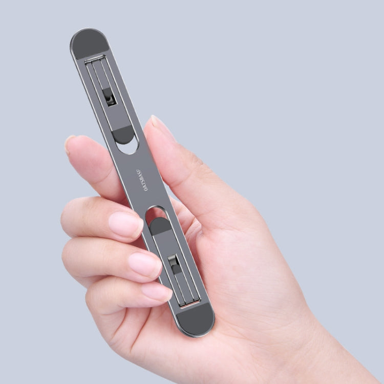 Oatsbasf Portable Storage Foldable Notebook Computer Bracket Heightening Fan Heater(Gray) - Laptop Stand by PMC TechLife | Online Shopping South Africa | PMC TechLife | Buy Now Pay Later Mobicred