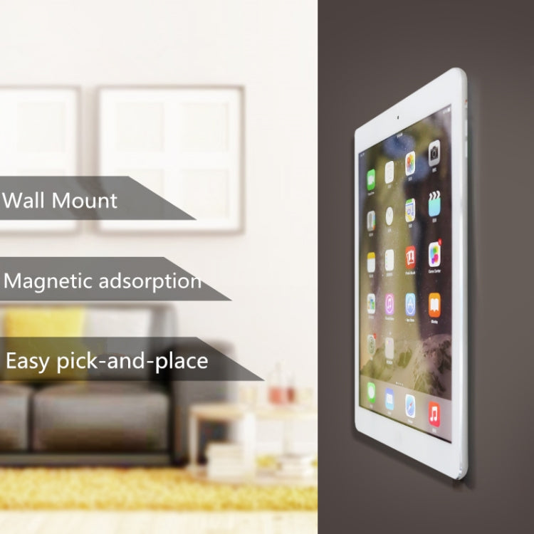 Wall-mounted iPad Magnetic Adsorption Universal Sticker Mobile Phone Wall Bracket(Red A) - free shipping - PMC TechLife - Order now!