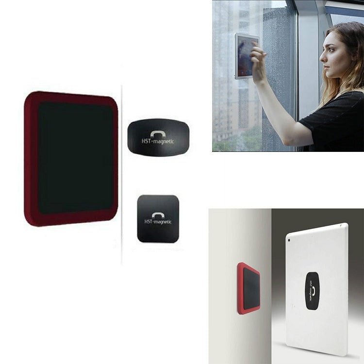 Wall-mounted iPad Magnetic Adsorption Universal Sticker Mobile Phone Wall Bracket(Red B) - Hand-Sticking Bracket by PMC TechLife | Online Shopping South Africa | PMC TechLife