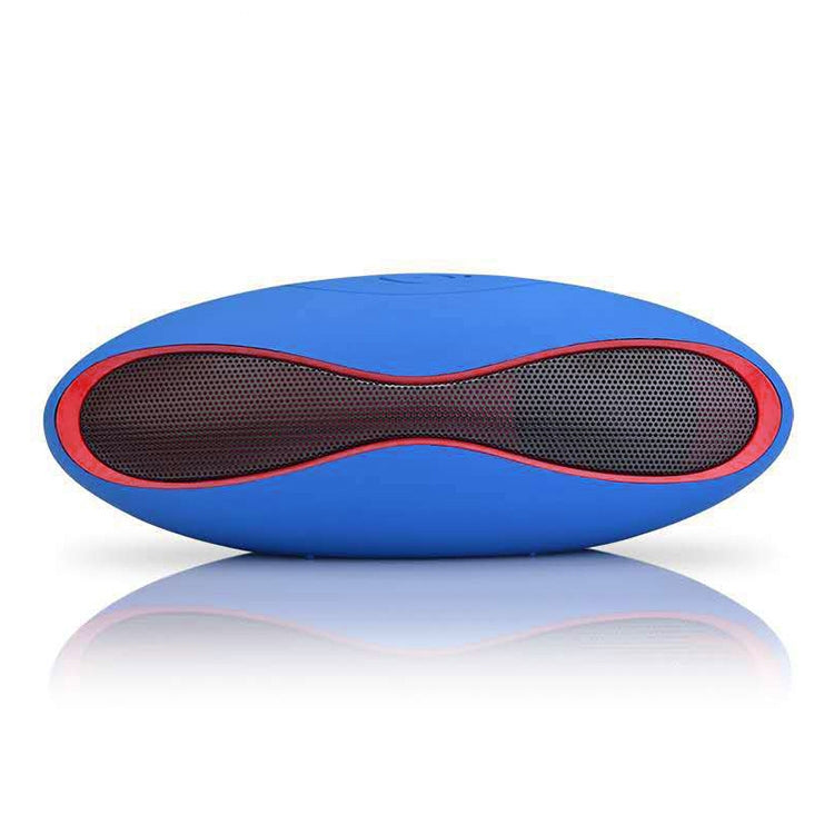 3D Stereo Mini Rugby Shape Bluetooth Speaker with TF Card Slot(Blue) - Mini Speaker by PMC TechLife | Online Shopping South Africa | PMC TechLife