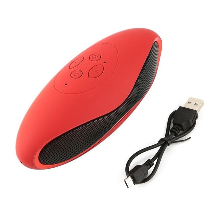 3D Stereo Mini Rugby Shape Bluetooth Speaker with TF Card Slot(Red) - Mini Speaker by PMC TechLife | Online Shopping South Africa | PMC TechLife