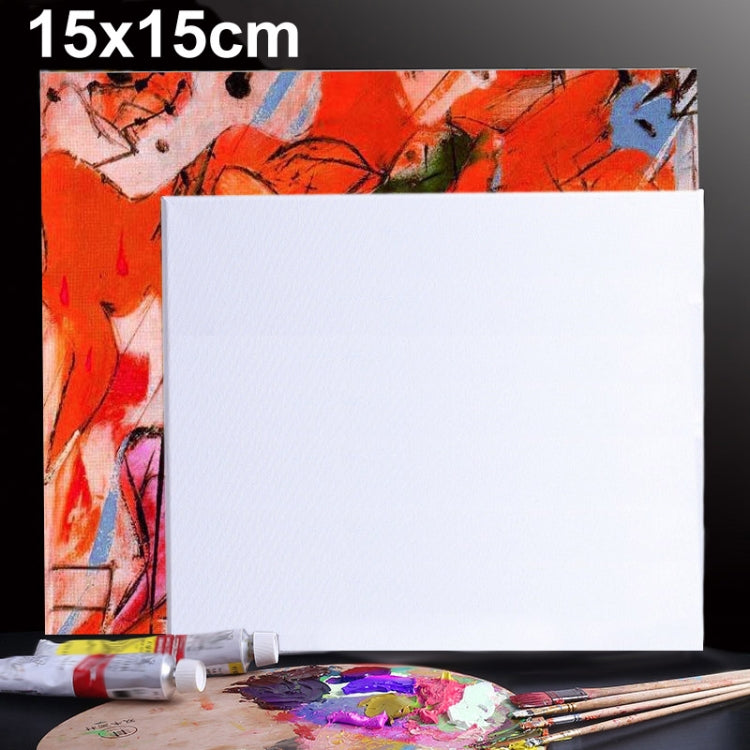 Oil Acrylic Paint White Blank Square Artist Canvas Wooden Board Frame, 15x15cm - Art Supplies by PMC TechLife | Online Shopping South Africa | PMC TechLife | Buy Now Pay Later Mobicred