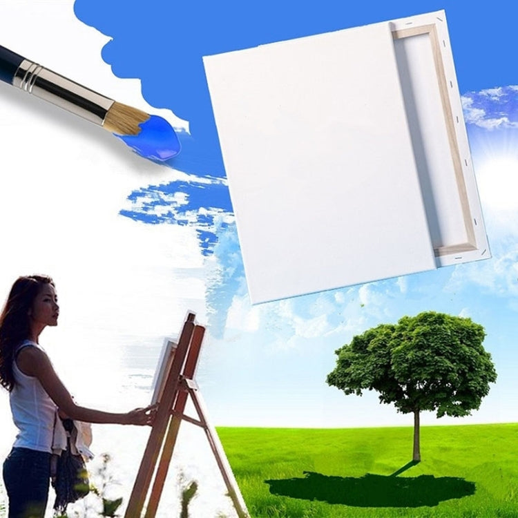 Oil Acrylic Paint White Blank Square Artist Canvas Wooden Board Frame, 30x30cm - free shipping - PMC TechLife - Order now!