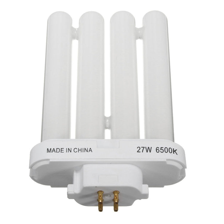 4 Rows Light Bulb 27W 6500K 4PinTube Compact Fluorescent Light Tube Energy Saving Lamp Bulb Tube Pure White Lighting -  by PMC TechLife | Online Shopping South Africa | PMC TechLife