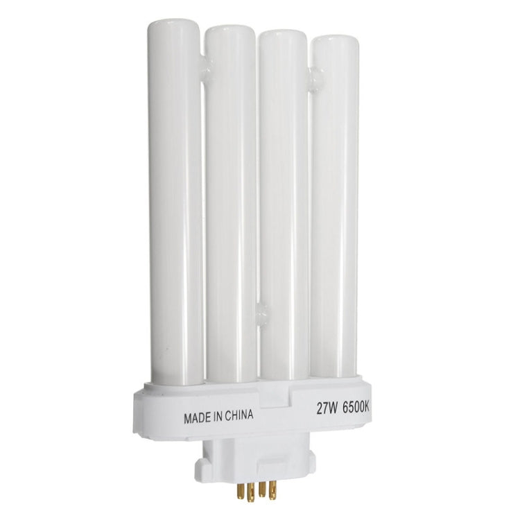 4 Rows Light Bulb 27W 6500K 4PinTube Compact Fluorescent Light Tube Energy Saving Lamp Bulb Tube Pure White Lighting -  by PMC TechLife | Online Shopping South Africa | PMC TechLife