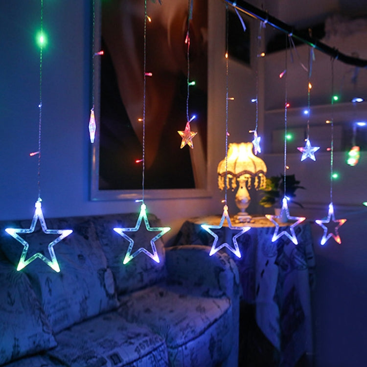 220V EU Plug LED Star Light Christmas lights Indoor/Outdoor Decorative Love Curtains Lamp For Holiday Wedding Party lighting(White) - Christmas Decoration Lamps by PMC TechLife | Online Shopping South Africa | PMC TechLife | Buy Now Pay Later Mobicred