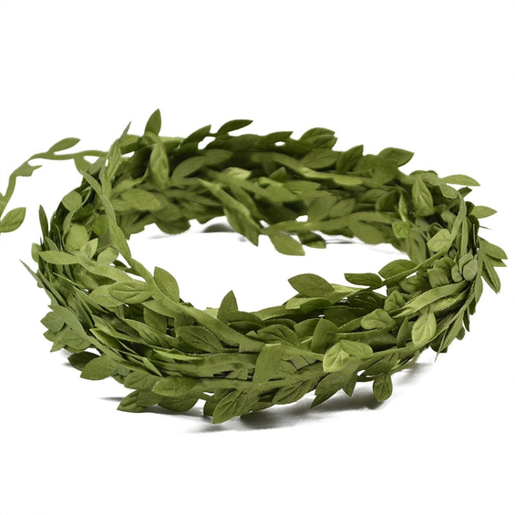 10 PCS Cloth Leaf Garland Decoration Accessories Green Leaf Cane Leaf Simulation DIY Garland Material, Size:5 Meters / Card - Decorative Flowers & Wreaths by PMC TechLife | Online Shopping South Africa | PMC TechLife | Buy Now Pay Later Mobicred